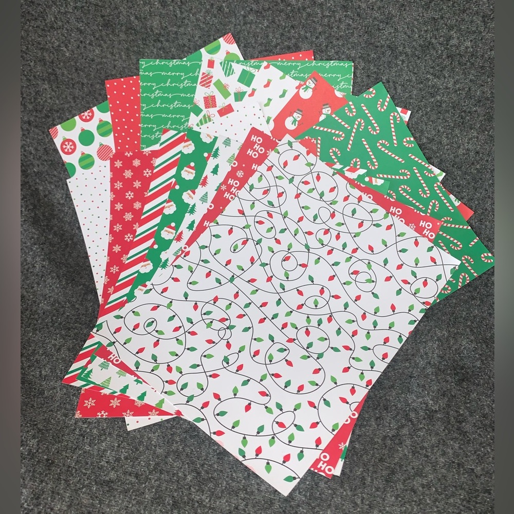 BRAND NEW Christmas Scrapbook Paper!